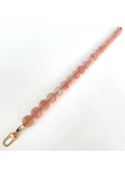 Akrilik Buzlu Çanta Sapı BA-0078 45 cm Şeffaf Içi Mercan fiyatları