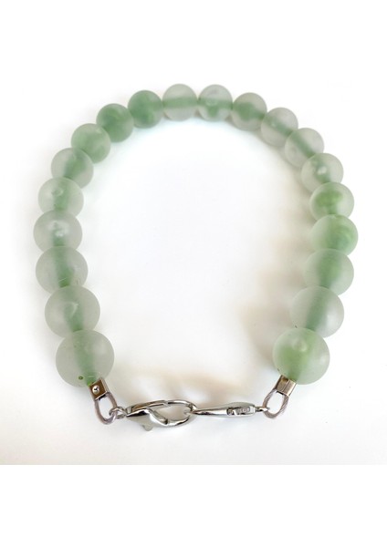 Akrilik Buzlu Çanta Sapı BA-0078 45 cm Şeffaf Içi Yeşil