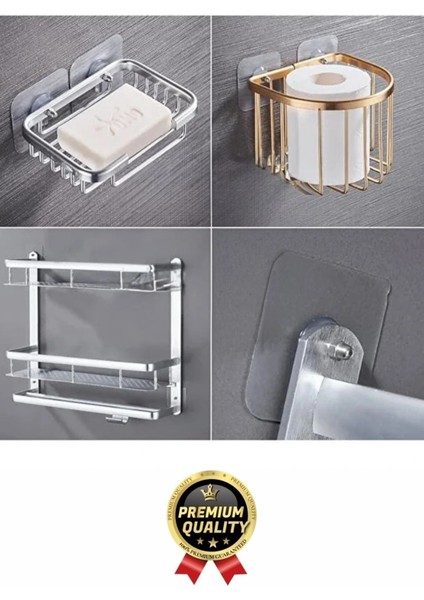 Süper Sağlam Iz Bırakmaz Çerçeve Tablo Banyo Mutfak Ultra Güçlü Yapışkanlı Çivisiz Askı 3 Adet