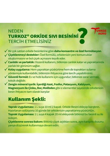 Orkide Bol Çiçeklenme ve Canlı Yapraklar Için Orkide Besini Hobi kullanımı içindir (küçük boy) modelleri