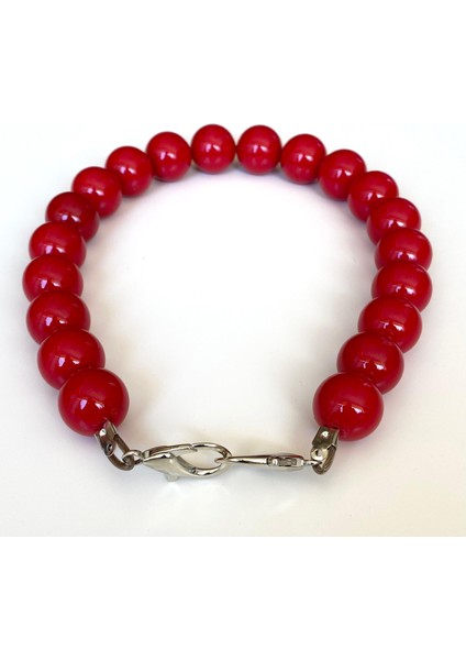 Akrilik Mat Çanta Sapı BA-0080 45 cm Kırmızı