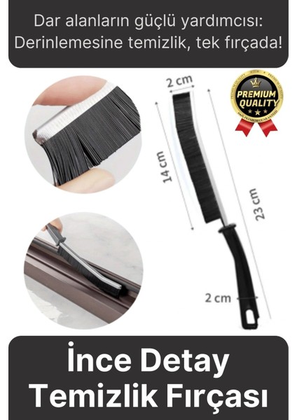 Çok Amaçlı Dayanıklı Pratik Banyo Mutfak Lavabo Ocak Derz Arası Ince Detay Temizlik Fırçası 1 Adet