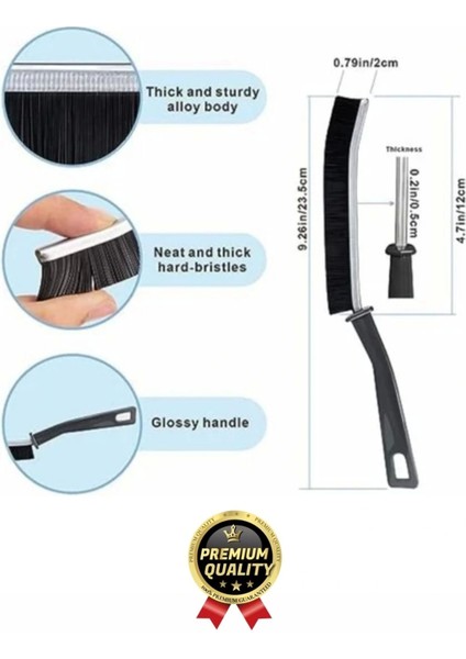 Çok Amaçlı Dayanıklı Pratik Banyo Mutfak Lavabo Ocak Derz Arası Ince Detay Temizlik Fırçası 1 Adet modelleri