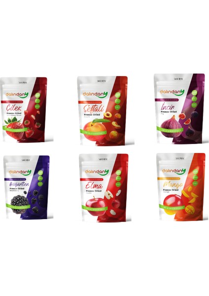 Freeze Dried Dondurularak Kurutulmuş Şeftali Dilimleri 20 Gram modelleri