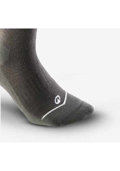 Wedze Yetişkin Kayak Çorabı - Gri - 100 fiyatları