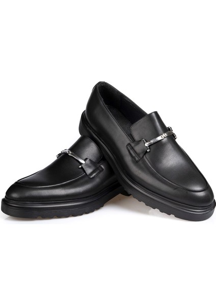 Erkek Klasik Bağcıksız Damatlık ve Takım Elbiseye Uygun Klasik Ayakkabı