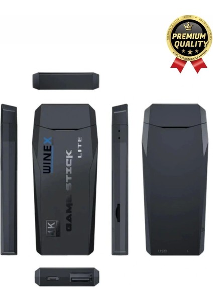 Nostaljik 4K Çözünürlük 2.4g Uyumlu Kablosuz Çift Kol Konsol Retro 20000 Oyunlu Game Stick Atari indirimleri