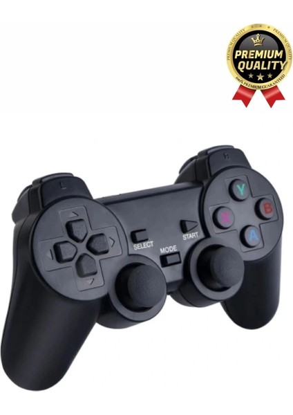 Nostaljik 4K Çözünürlük 2.4g Uyumlu Kablosuz Çift Kol Konsol Retro 20000 Oyunlu Game Stick Atari