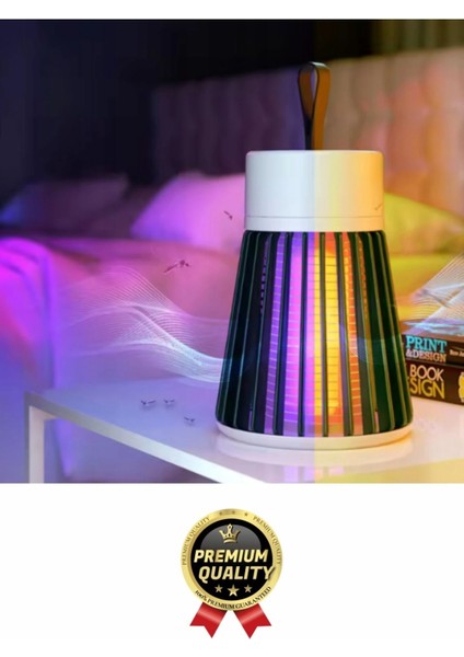 Yeni Üretim Sessiz Verimli 6 Uv Işık Elektrikli Şarjlı Böcek Sinek Sivrisinek Haşere Öldürücü Lamba