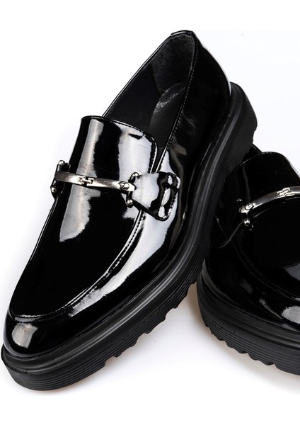 Erkek Klasik Bağcıksız Damatlık ve Takım Elbiseye Uygun Klasik Ayakkabı