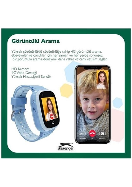 SL.09.2158.5.05 Sim Kartlı Mavi Mor Çocuk Akıllı Saat – Görüntülü Konuşma & Takip Özellikli indirimleri