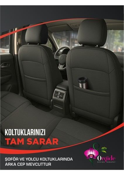 Universal Oto Koltuk Kılıfı Ön Arka Tam Set Tumix Serisi