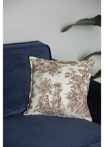 Rusticana Kahve Kırlent Kılıfı