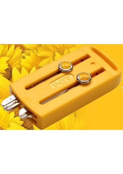 Slot Sarı Anahtarlık Anahtar Kabı 4 adet Boncuklu