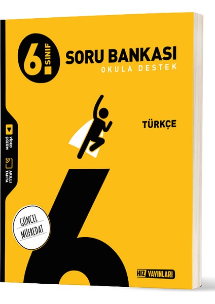Hız Yayınları 6. Sınıf Türkçe Soru Bankası Hız Yayınları