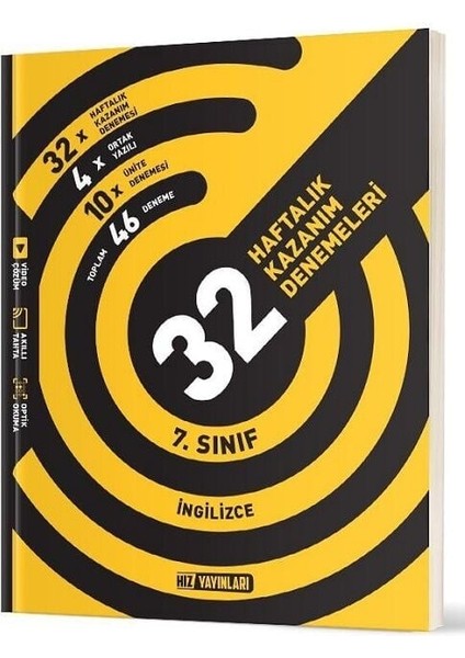 Hız Yayınları 7. Sınıf Ingilizce 32 Deneme Hız Yayınları