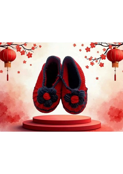 Bebek Örgü Ayakkabı modelleri