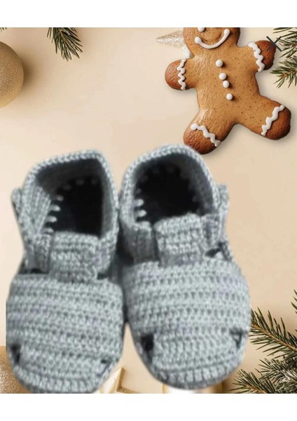 Bebek Örgü Ayakkabı modelleri