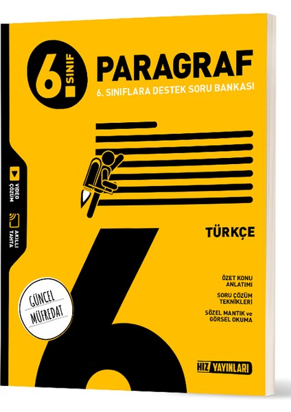 Hız Yayınları 6. Sınıf Türkçe Paragraf Soru Bankası Hız Yayınları