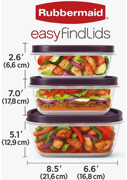 30 Parça Saklama Kabı Seti – Easy Find Lids, Bpa Free, Mikrodalga ve Bulaşık Makinesi Uyumlu