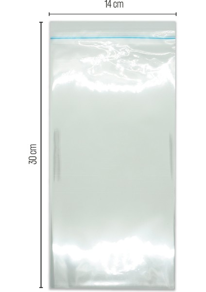 14*30 Bantlı OPP (Parlak-Şeffaf) Jelatin 100 Adet
