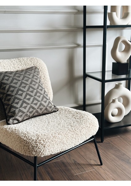 Cos Kahverengi Kırlent KILIFI(45X45)