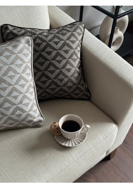 Cos Kahverengi Kırlent KILIFI(45X45)