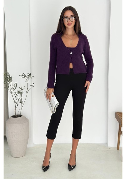 Kadın Triko Atlet & Hırka Takımı – Renkli & Yumuşak Dokulu Ikili fırsatları