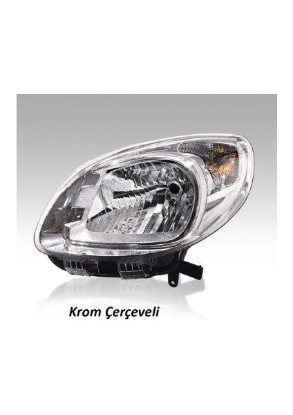 202313 - Far Sol Elk. Motorlu Renault Kangoo 12 Krom Çerceveli