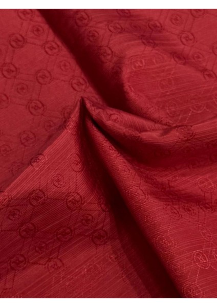 Pamuk Ipek Monogram Şal 40752-KOYU Kırmızı fiyatları