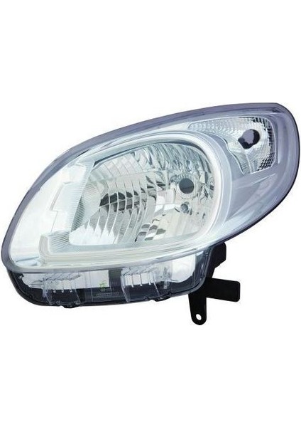 202312 - Far Sağ Elk. Motorlu Renault Kangoo 12 Krom Çerceveli
