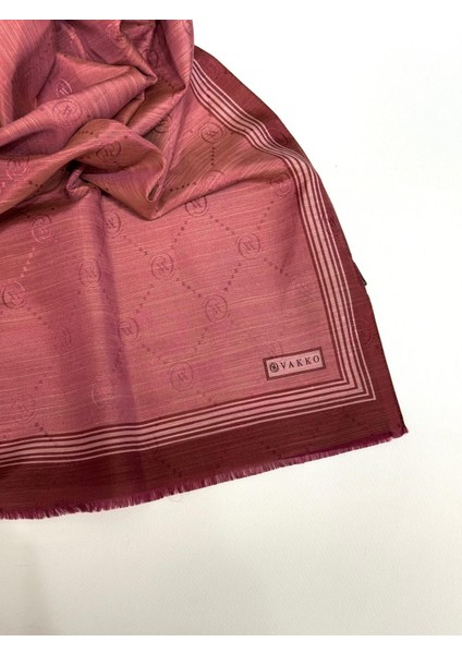 Monogram Pamuk Ipek Bordürlü Şal 41540-GÜL Kurusu fiyatları