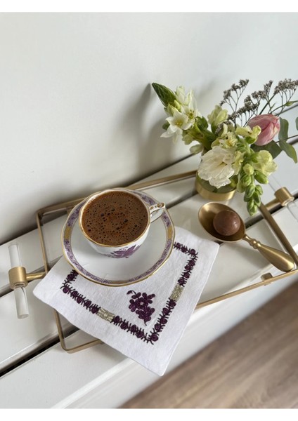 Her Lacivert Kokteyl Peçetesi