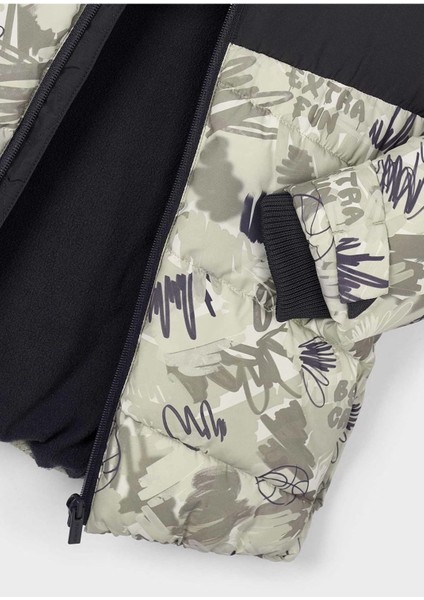 Erkek Çocuk Kapüşonlu Dolgulu Mont 4417 Gri fırsatları