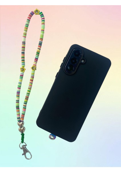 Tüm Kılıflara Uyumlu Yeşil Kalpli Telefon El Askısı modelleri