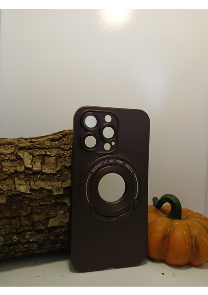 Iphone 13 Pro Telefon Kılıfı Standlı Magsafe Özellikli Lens Korumalı Kapak