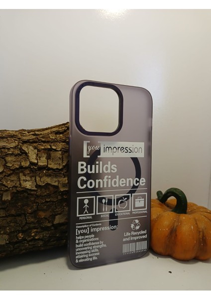 Iphone 14 Pro Max Telefon Kılıfı Apollo Magsafe Desenli Kapak