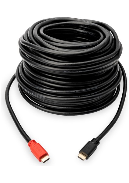 Digitus HDMI High Speed Bağlantı Kablosu (Hdmı 1.4), Ultra Hd 24P, HDMI Tip A Erkek - HDMI Tip A Erkek, 10 Metre, Cu, AWG26, 2x Zırhlı, Amplifikatörlü, Ul, Altın Kaplama, Siyah Renk&lt;br&gt; digitus