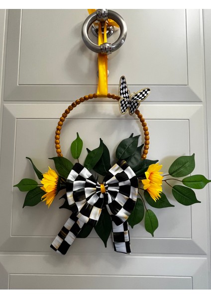 Mackenzie Kurdele Mackenzie Kelebek Çiçekli Kapı Süsü