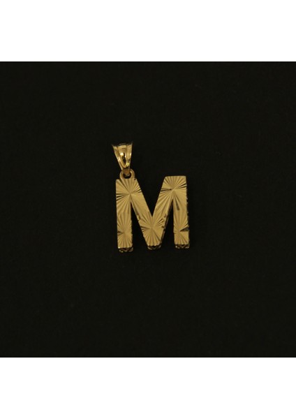 14 Ayar Parlak Harf Kolye fiyatları