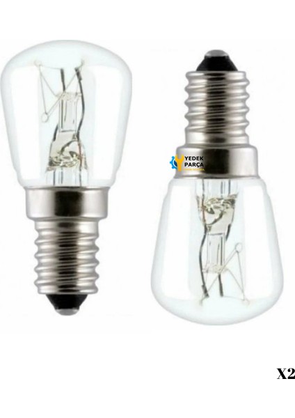 Profilo Uyumlu Ankastre Davlumbaz Buzdolabı Fırın 15 Watt Mini Halojen Ampül 2 Adet