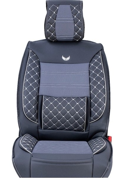 Mitsubishi Airtrek Uyumlu Oto Koltuk Kılıfı Deri, Kumaş Jupiter Füme modelleri