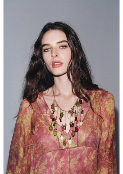 Çoklu Charmlı Kolye fiyatları