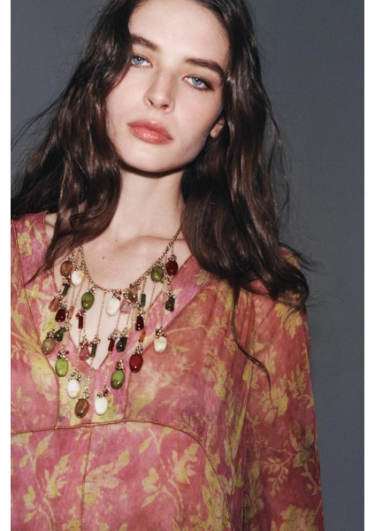 Çoklu Charmlı Kolye modelleri