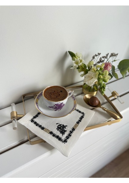 Her Gri Kokteyl Peçetesi