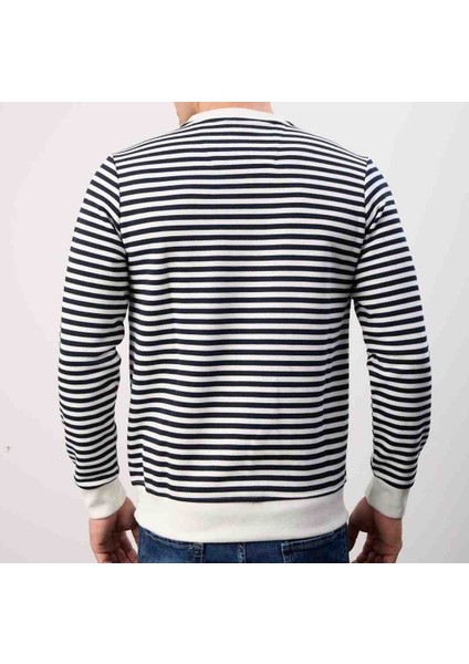 Bisiklet Yaka Çizgili Regular Fit Uzun Kol fırsatları