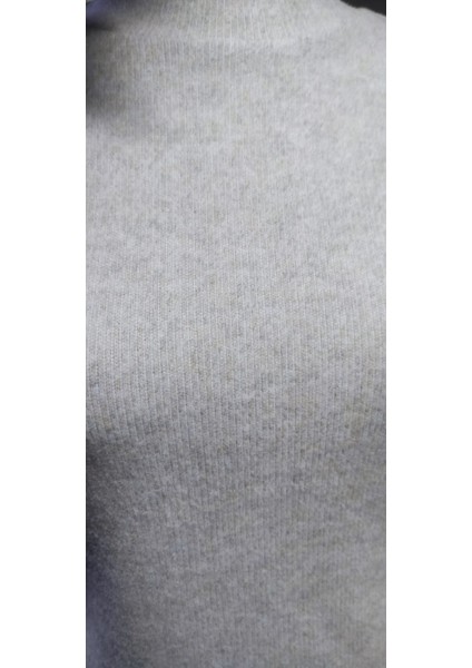 Kadın Ekru Yarım Balıkçı Şardonlu Kaşkorse Kazak indirimleri