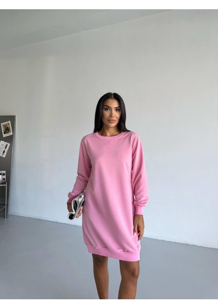Kadın Pembe 2 Iplik Elbise