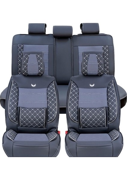 Fiat Bravo Emotion Uyumlu Oto Koltuk Kılıfı Deri, Kumaş Jupiter Füme fiyatları