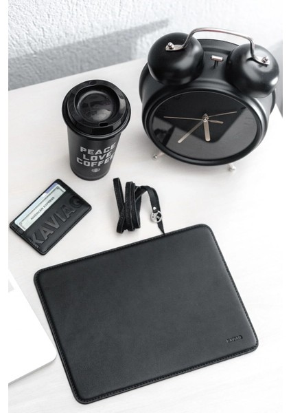 Robin Siyah Deri Mouse Pad fırsatları